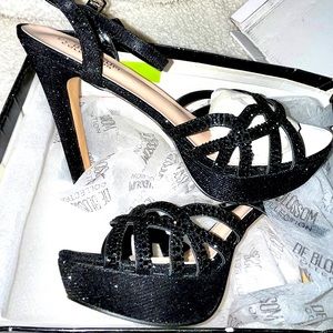Black Studded Heels
